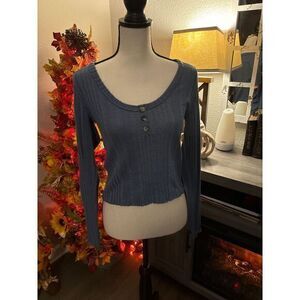 Aero shirt women's‎ blue long sleeve